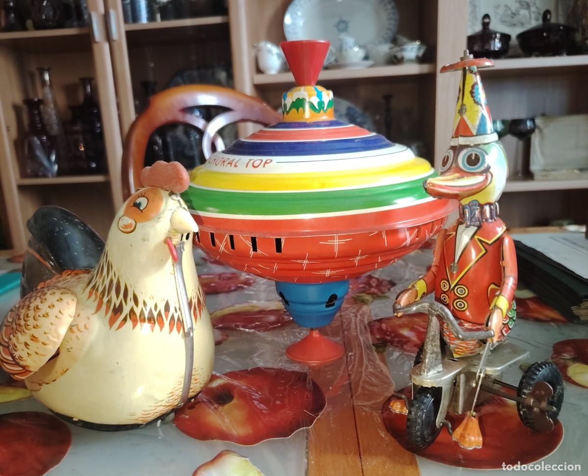 Juguetes antiguos de hojalata: LOTE DE 3 JUGUETES DE LATA VINTAGE