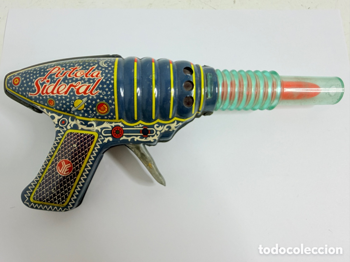 Juguetes antiguos de hojalata: PISTOLA SIDERAL - JYESA- SPAIN 1960s