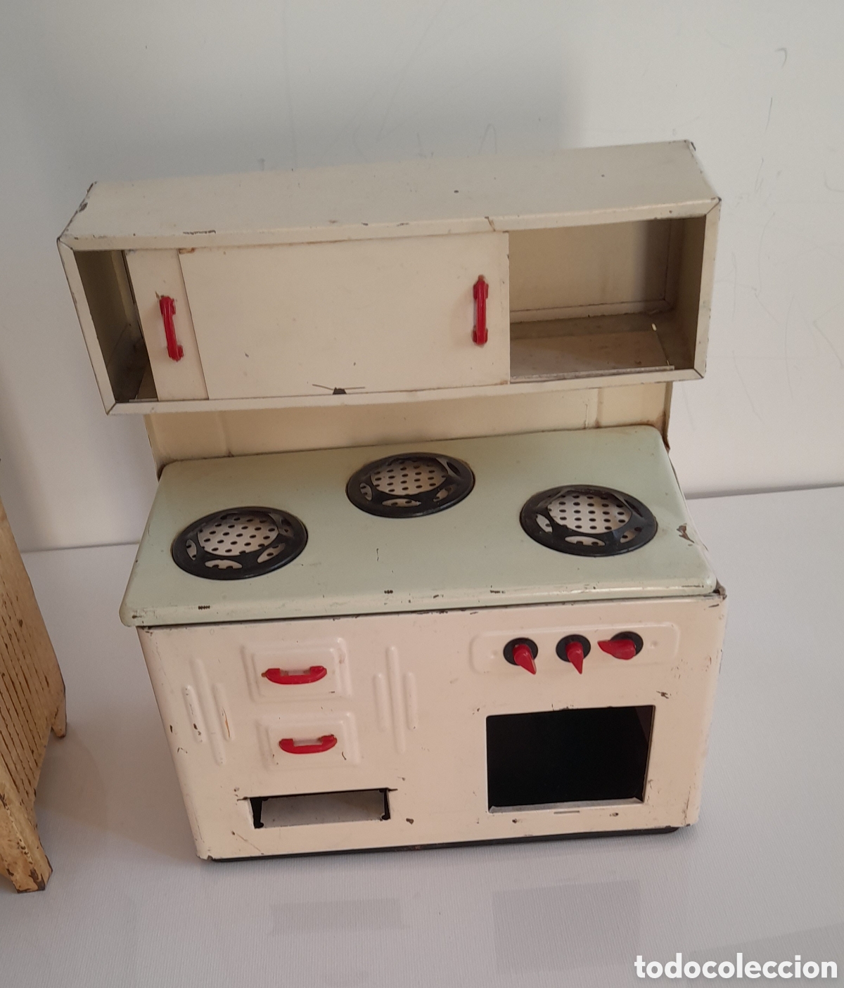 Juguetes antiguos de hojalata: Cocinitas antiguas de hojalata - Foto 2