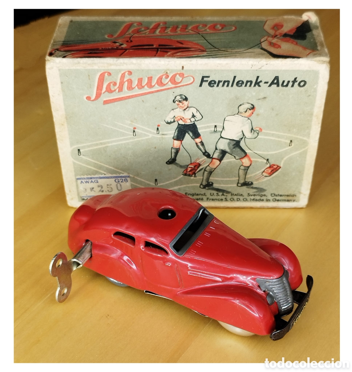 Juguetes antiguos de hojalata: Schuco telesteering 3000 - Foto 3