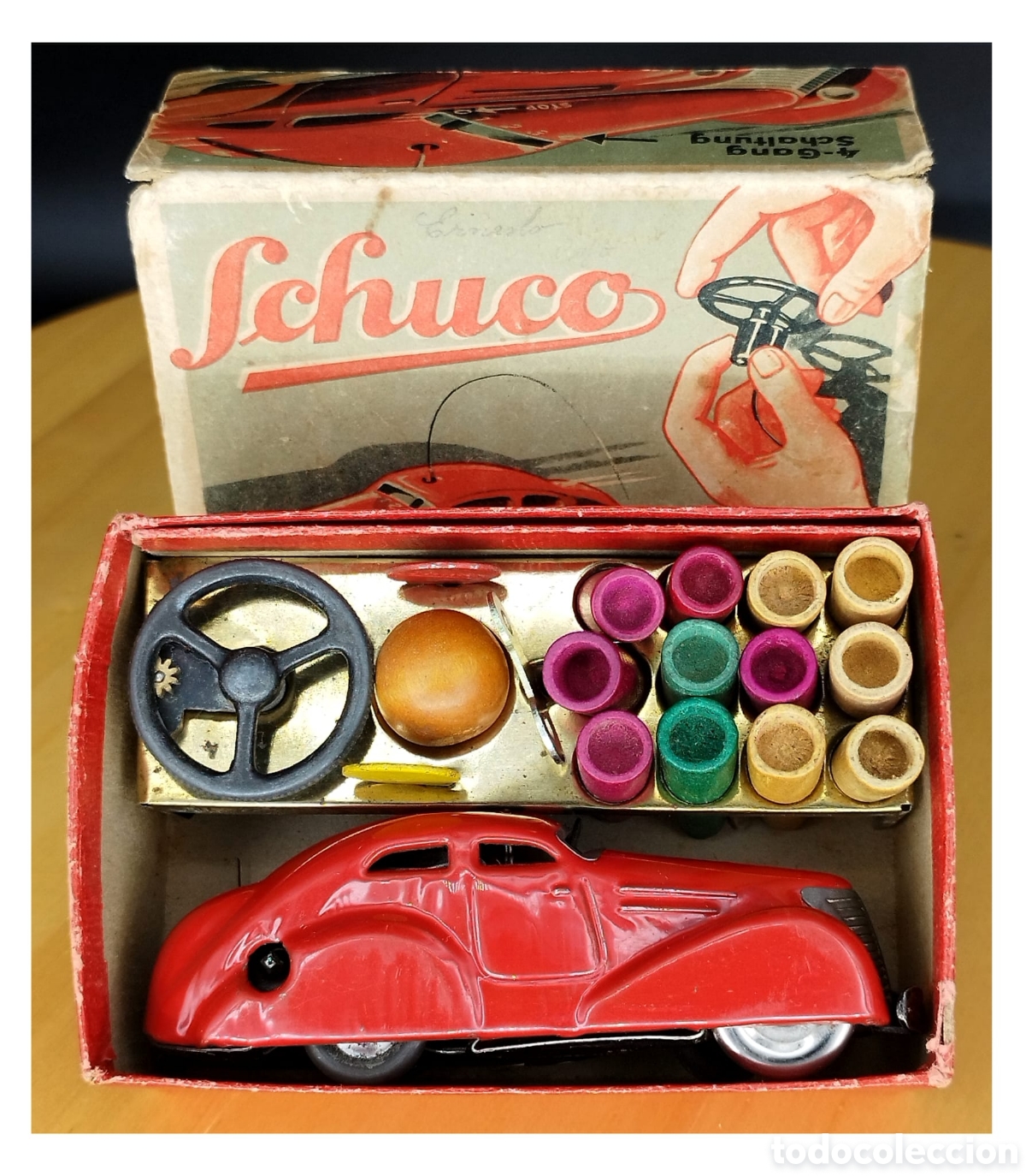 Juguetes antiguos de hojalata: Schuco telesteering 3000