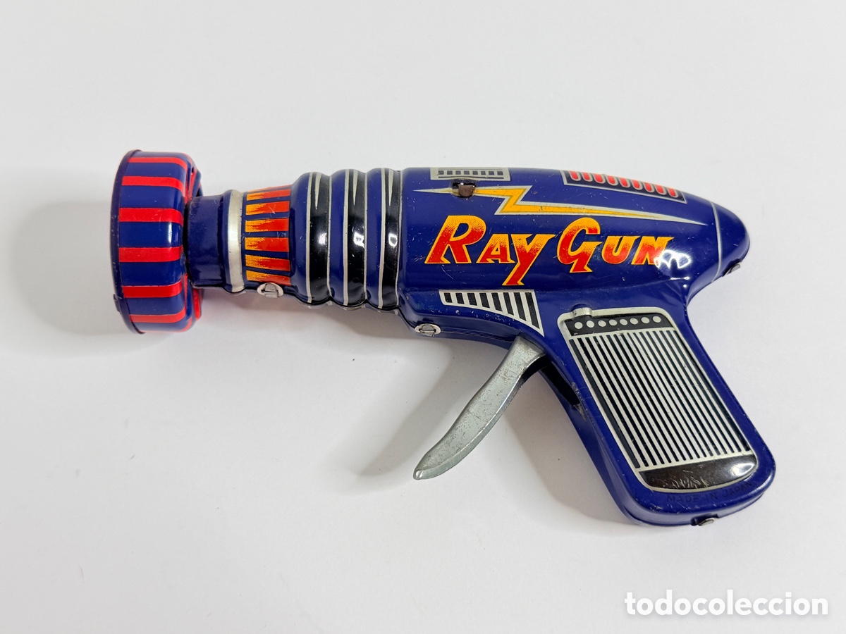 Juguetes antiguos de hojalata: Ray Gun Spatial Toy Japan 1960s