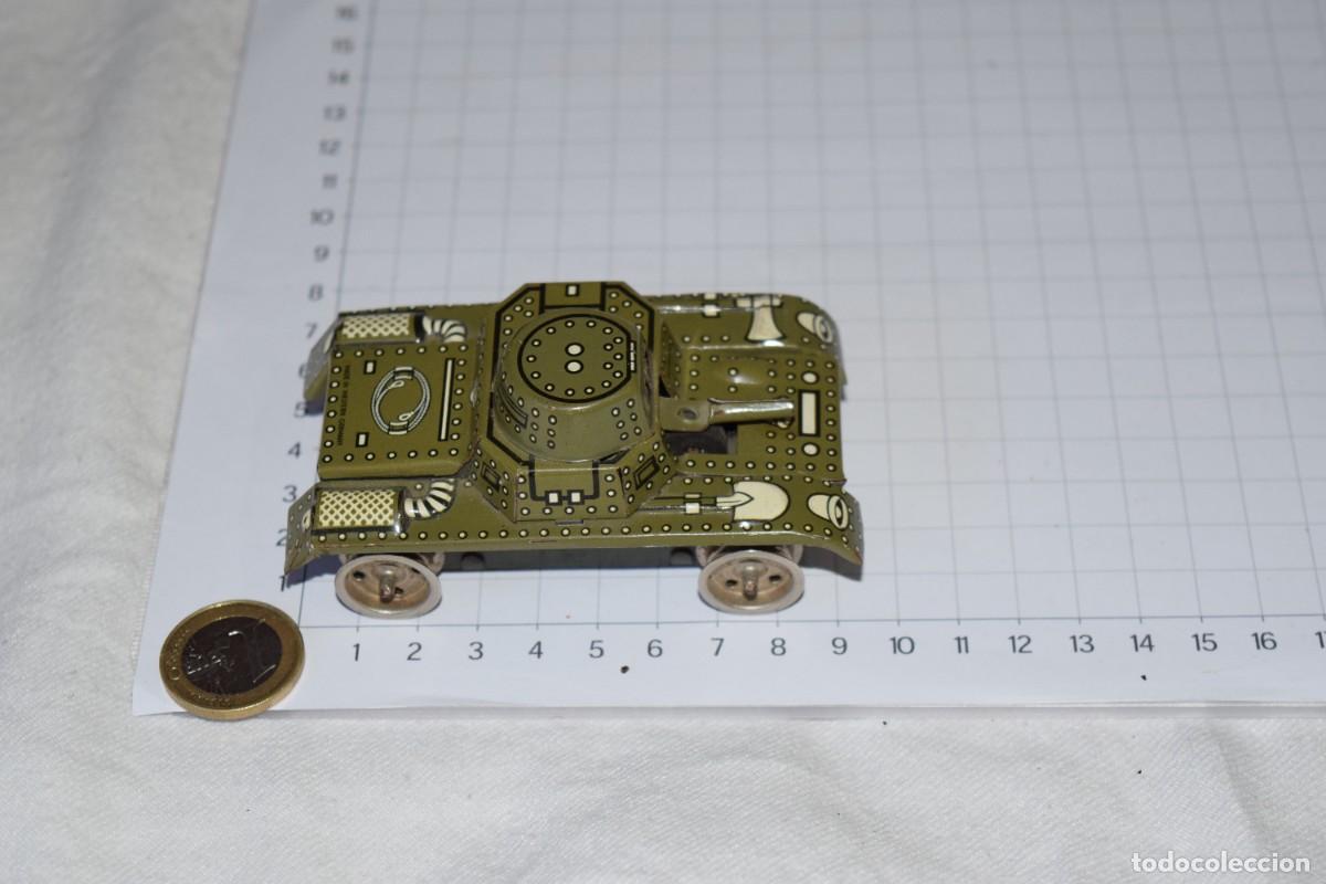 Tin Toys: GAMA, tanque a resorte, Made In Western, Germany - Hojalata litograf&iacute;ada - A&ntilde;os 60 - &iexcl;Mira fotos!