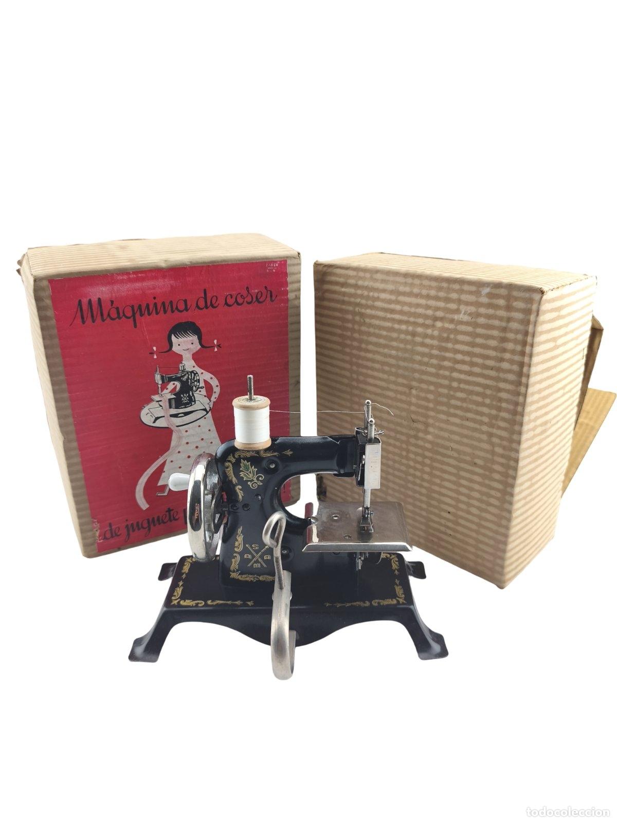 Juguetes antiguos de hojalata: Antigua M&aacute;quina de Coser de Juguete SAM - &rdquo;De juguete pero... &iexcl;que cose!!&rdquo; - N&ordm; 3