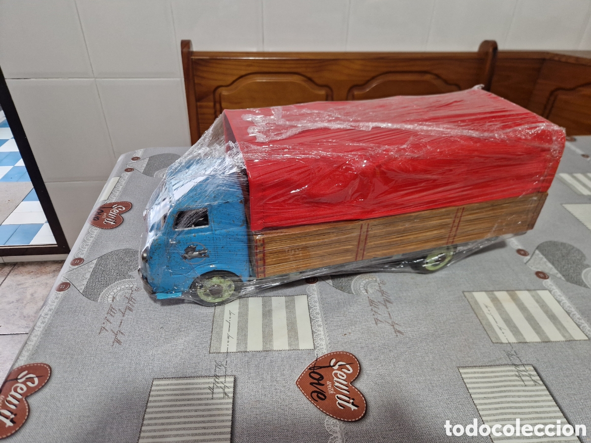 Juguetes antiguos de hojalata: Camion pegaso gozan molto hojalata