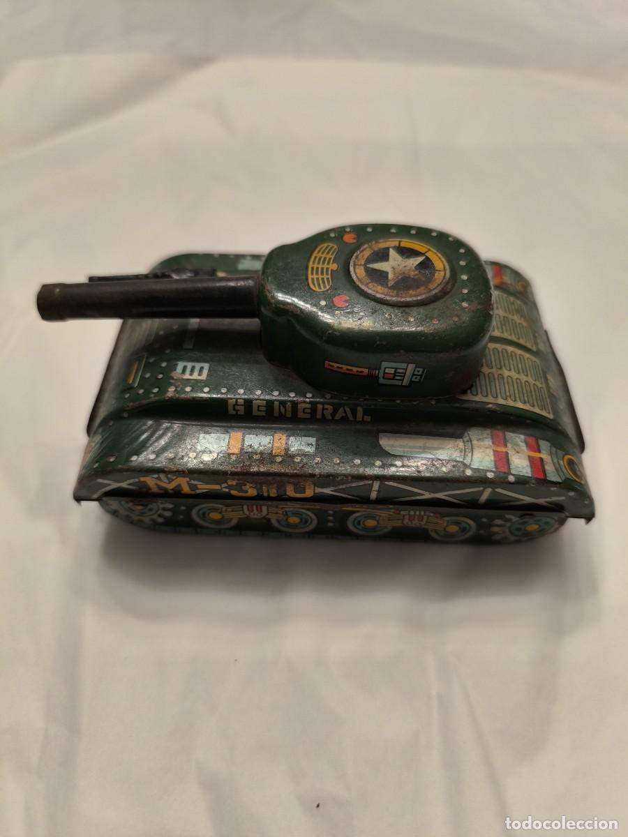Juguetes antiguos de hojalata: ANTIGUO TANQUE DE HOJALATA