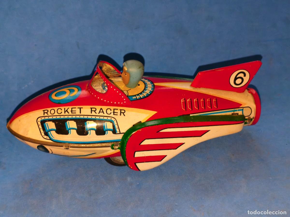 Juguetes antiguos de hojalata: Rocket Raoer 6. Fabricado en China. Ref MF 735. A&ntilde;os 70/80.
