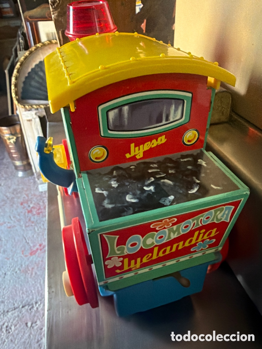 Juguetes antiguos de hojalata: Locomotora jaylandia - Foto 2