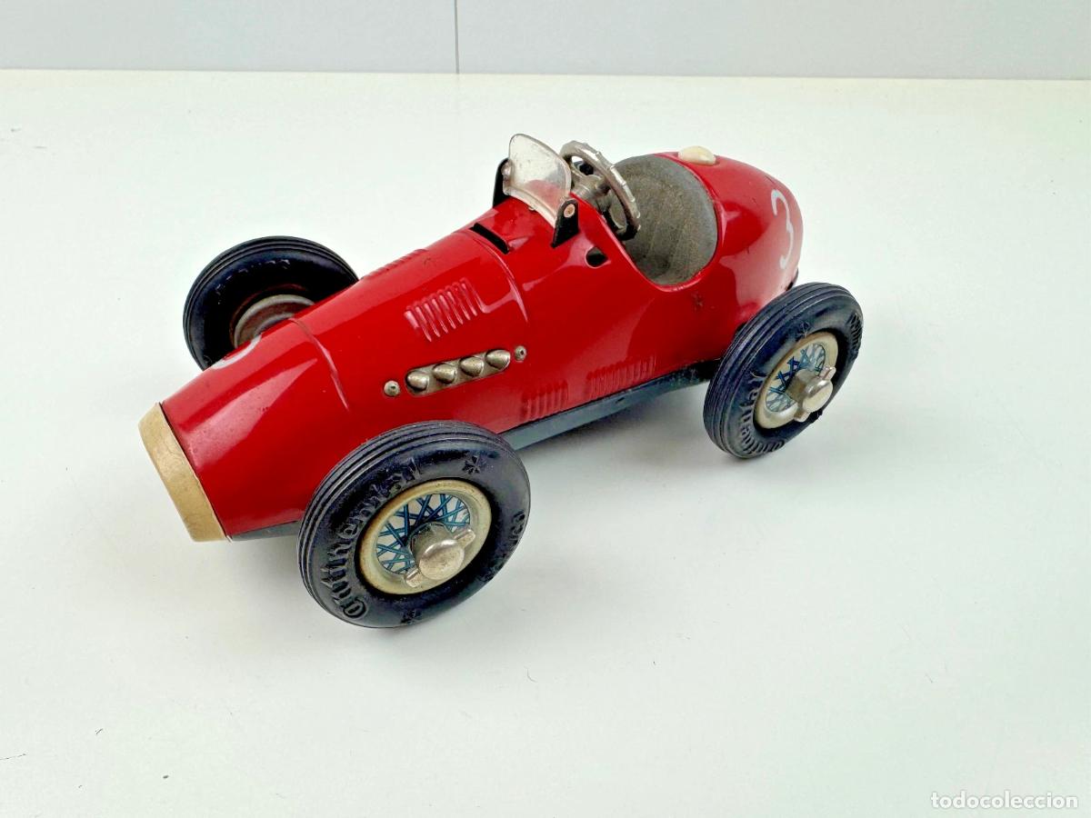 Juguetes antiguos de hojalata: Coche de juguete Schuco 1070 Grand Prix Racer