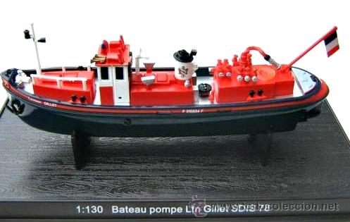 Modelos a escala: barco de bomberos - Foto 1