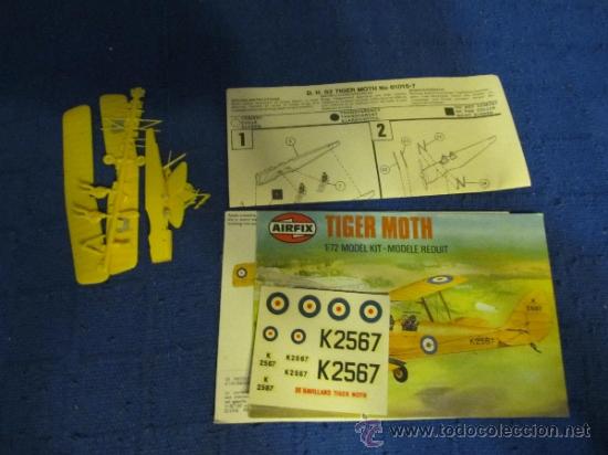 Modelos a escala: MAQUETA AIRFIX TIGER MOTH - Foto 2