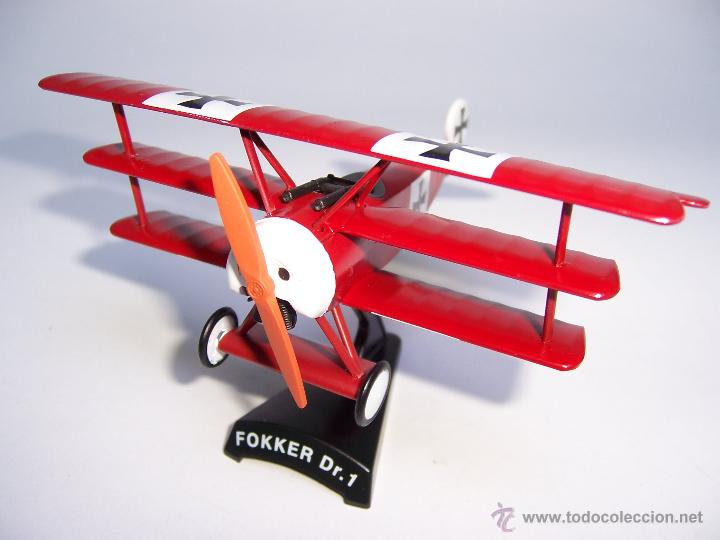 Modelos a escala: avion fokker dr1 Del Prado - Foto 1