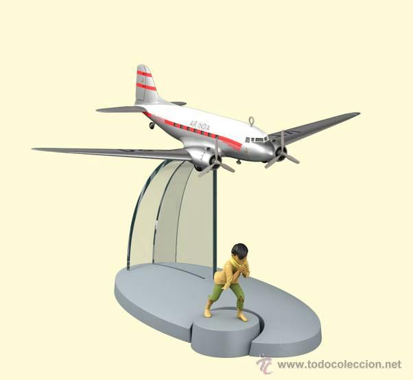 Mod&egrave;les r&eacute;duits: TINTIN AVION - 12 - AVI&Oacute;N DOUGLAS DC3 AIR INDIA - TINTIN EN EL TIBET - CHANG