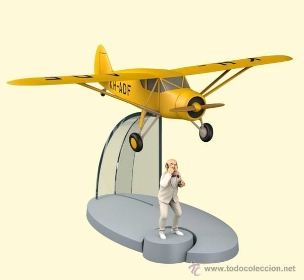 Mod&egrave;les r&eacute;duits: TINTIN AVION - 13 - AVION DE RECONOCIMIENTO AMARILLO - STOCK DE COQUE - ROBERTO RASTAPOPOULOS