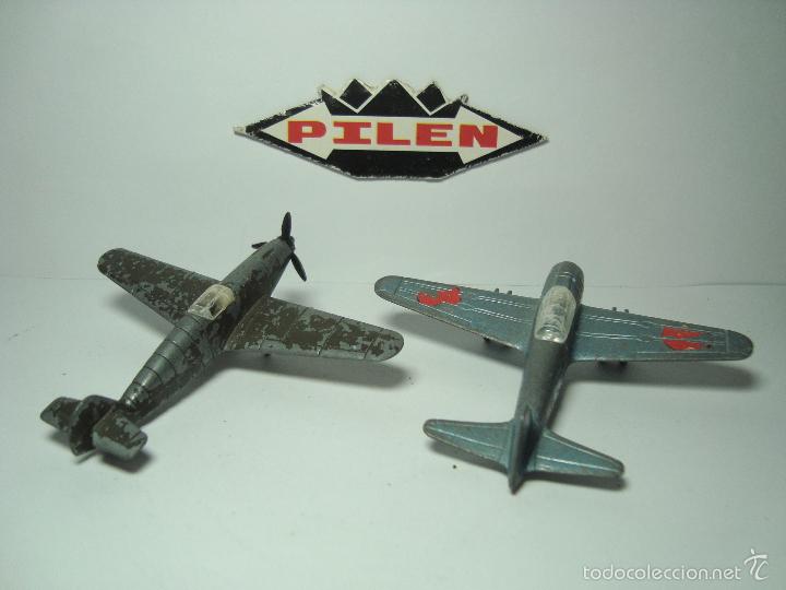 Modelos a escala: LOTE DE AVION MESSERSCHMITT Y AVION ZERO DE PILEN - Foto 2