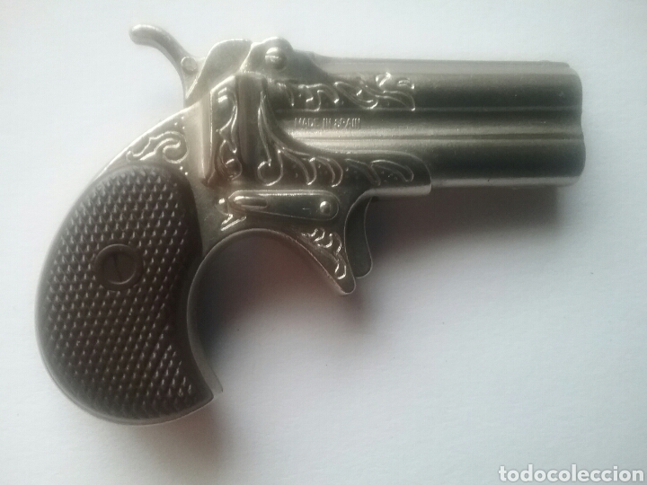 Modelos a escala: Lote de 3 pistolas de juguetes modelos Derringer, Autom&aacute;tica y Colt - Foto 4