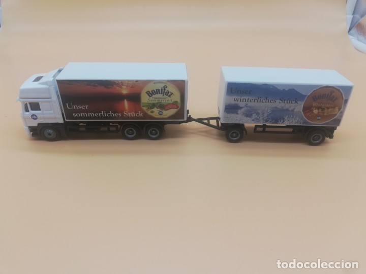 Modelos a escala: LOTE 5CAMI&Oacute;NES CON REMOLQUE NUEVO - Foto 2