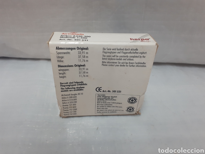 Modelos a escala: AVI&Oacute;N A320- 200 HERPA WINGS - Foto 2