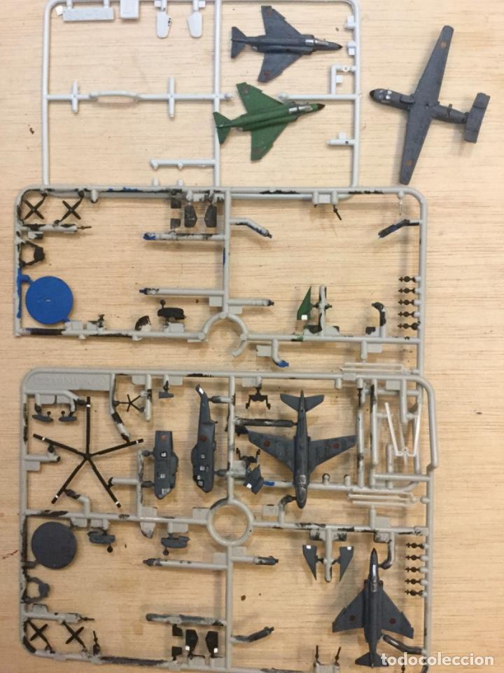 Modelos a escala: Colada de 6 aviones y aeronave. - Foto 1