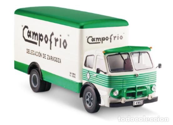 Modelos a escala: Camion clasico Pegaso 1060 Cabezon - Campofrio. Transporte alimentacion- N1 IXO Salvat (Escala 1:43) - Foto 1 - 219332073