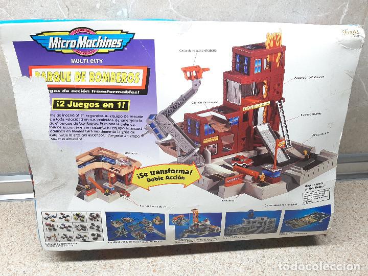 Modelos a escala: PARQUE DE BOMBEROS DE MICRO MACHINES MULTI CITY EN CAJA. - Foto 3