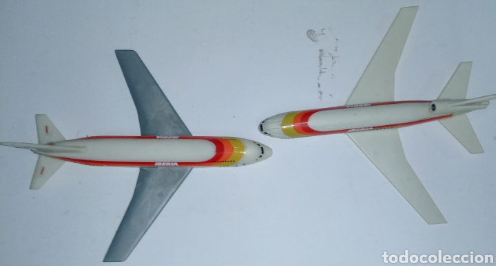 Modelos a escala: 2 AVIONES DE LA COMPA&Ntilde;&Iacute;A IBERIA- PL&Aacute;STICO - Foto 9