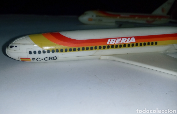 Modelos a escala: 2 AVIONES DE LA COMPA&Ntilde;&Iacute;A IBERIA- PL&Aacute;STICO - Foto 13