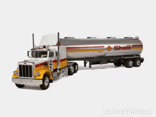 Camion americano PETERBILT 359 Cisterna cuba Gasolinas SHELL Escala 1/43