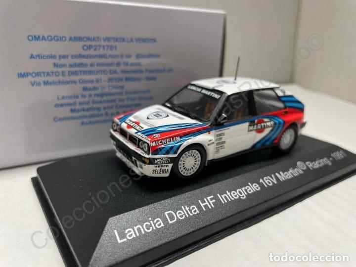 Mod&egrave;les r&eacute;duits: Coche rally Lancia Delta Martini Racing HF INTEGRALE 16V / Edici&oacute;n especial (Escala 1:43) Ixo rallye