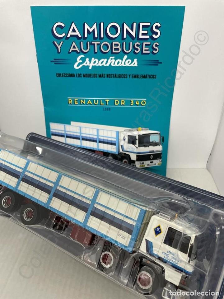 Ma&szlig;stabsgetreue Modelle: Cami&oacute;n cl&aacute;sico Renault DR 340 / Transporte Piensos (Escala 1:43) camiones Ixo, dr340.38, DR340. New