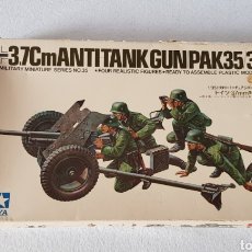 Modelos a escala: CAJA / 3.7CM ANTI-TANK GUN (PAK 35/36) / TAMIYA / AÑO 1988
