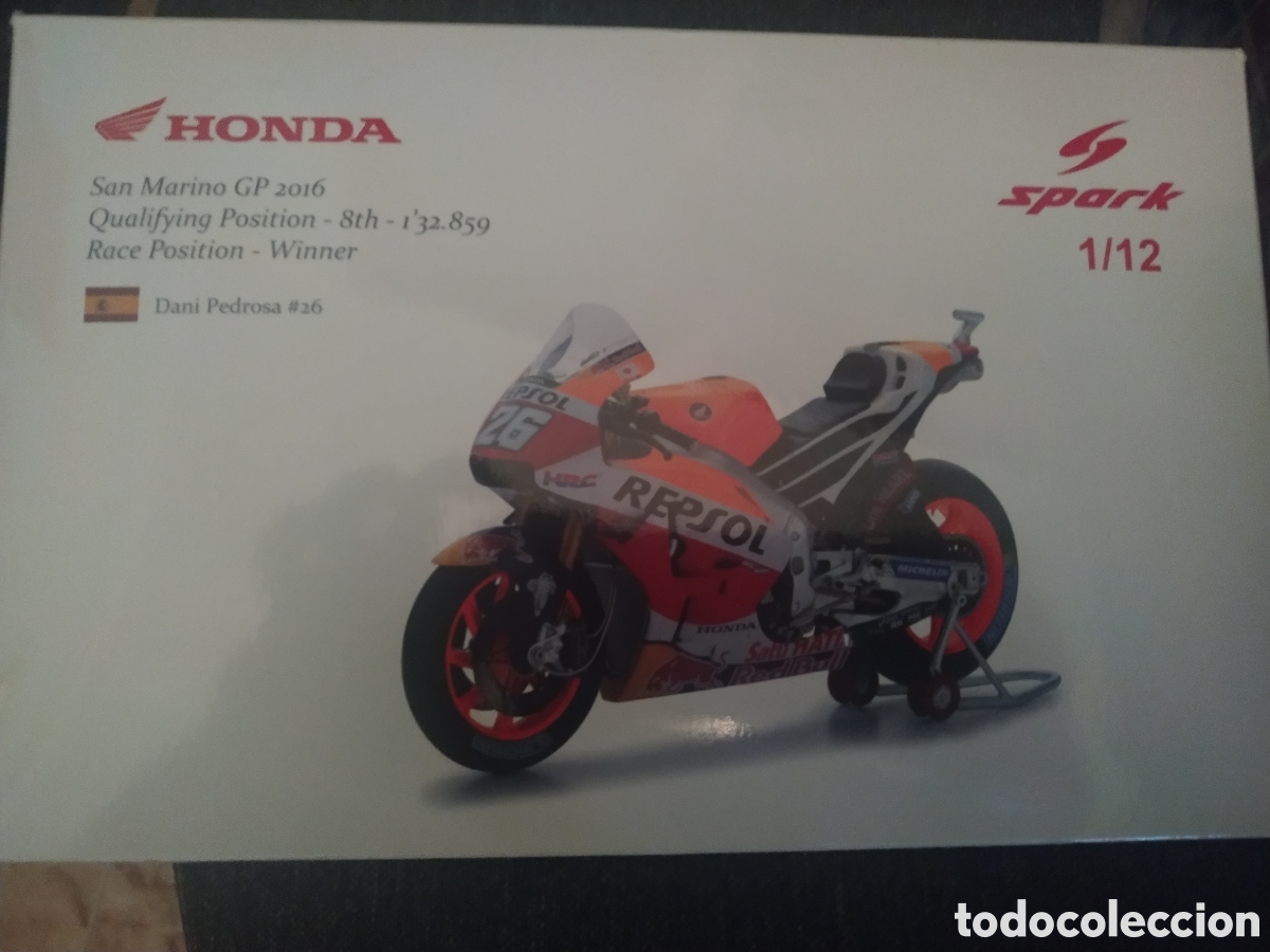 dani pedrosa spark 1/12 honda 2016 - Comprar Modelos em escala no