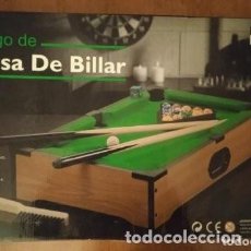Modelos a escala: JUEGO DE BILLAR DE SOBREMESA EN SU ESTUCHE ORIGINAL, NUNCA USADO. Lote 396277214