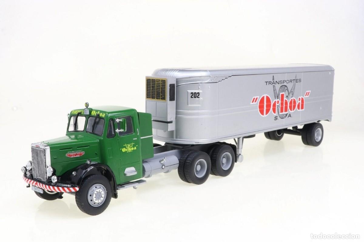 Modelos em escala: Cami&oacute;n cl&aacute;sico Leyland Super Hippo - Transportes Ochoa - (Escala 1:43) ixo. Camiones espa&ntilde;oles. New