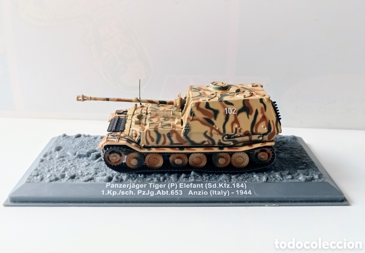 Modelos a escala: PANZERJAGER TIGER ELEFANT / 1/72 - Foto 10