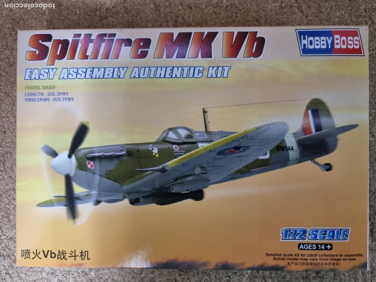 Modelos a escala: Caja Spitfire MK Vb. ref.80212 Hobby Boss - Foto 1