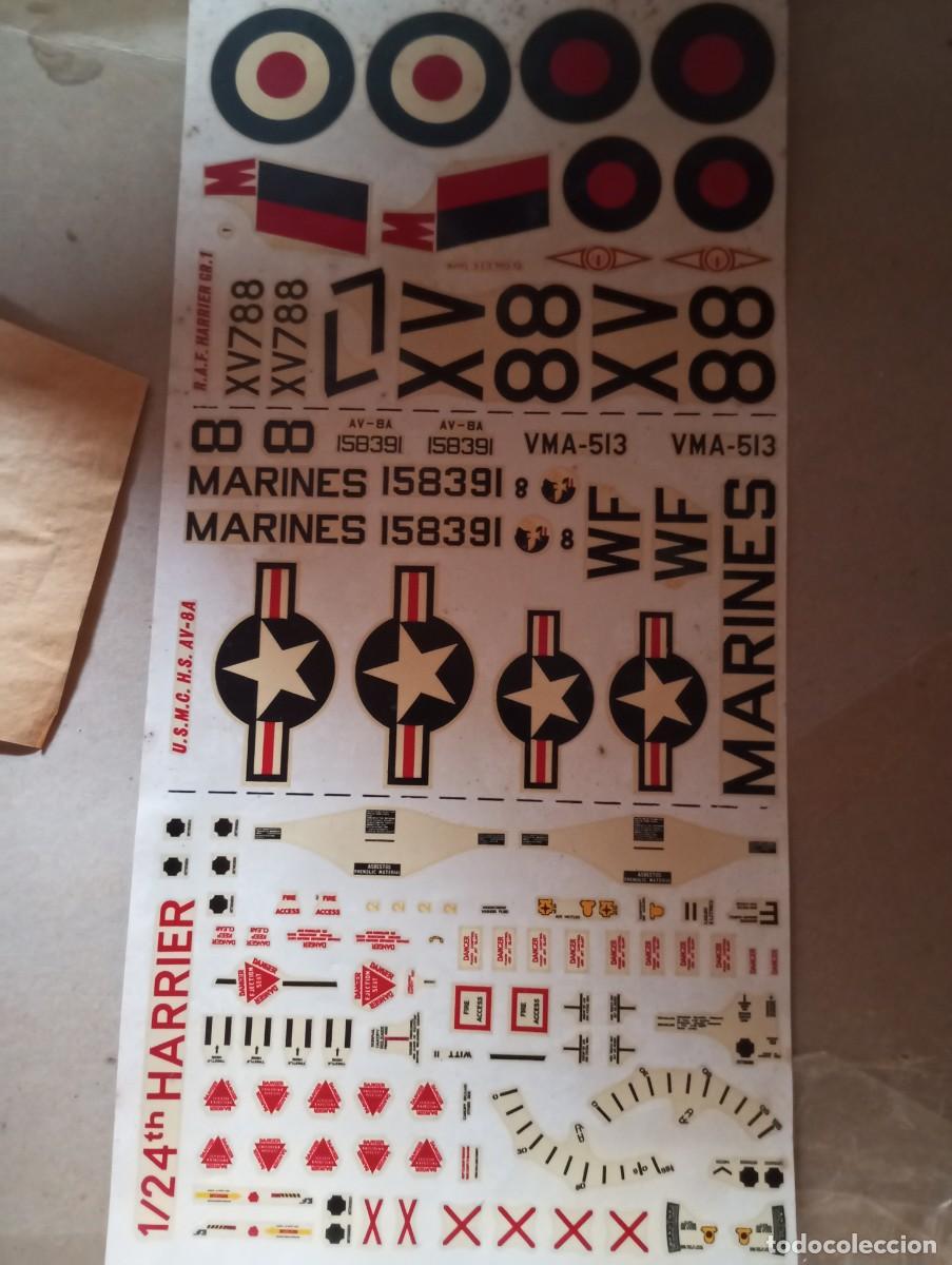 Modelos a escala: HAWKER HARRIER DE AIRFIX 1/24 - Foto 5