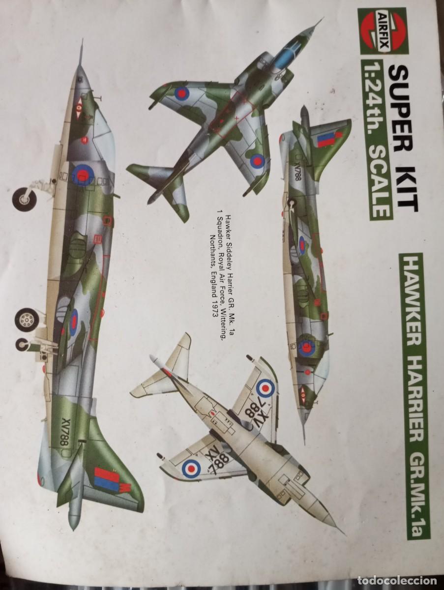 Modelos a escala: HAWKER HARRIER DE AIRFIX 1/24 - Foto 10