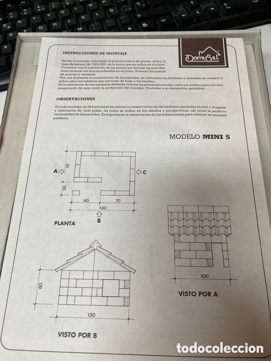 Modelos a escala: DOMUS CONTRUCCION CER&Aacute;MICA MINI 5 - Foto 2