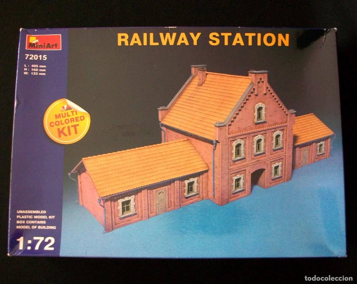 Modelos a escala: MINIART 72015 - RAILWAY STATION 1/72 - Foto 1