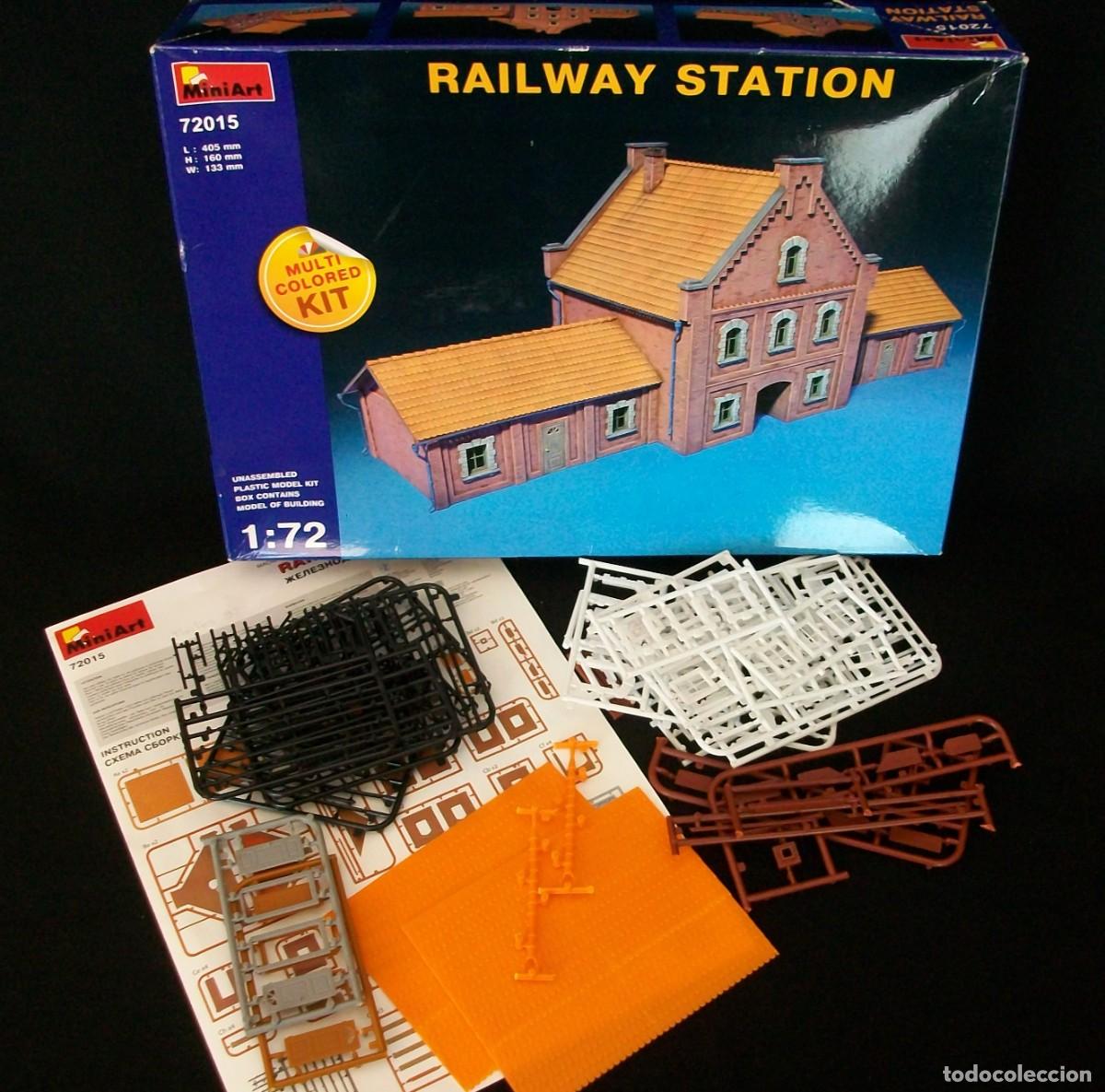 Modelos a escala: MINIART 72015 - RAILWAY STATION 1/72 - Foto 3