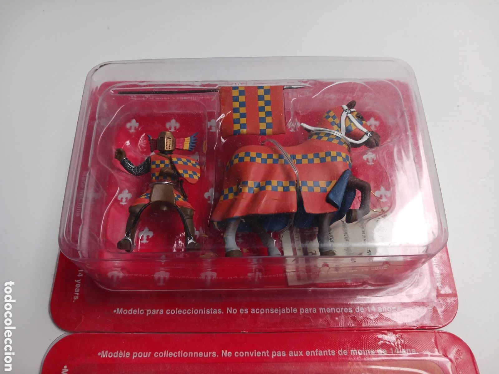 Modelos a escala: 2 Caballeros de la Edad Media a caballo - Foto 2