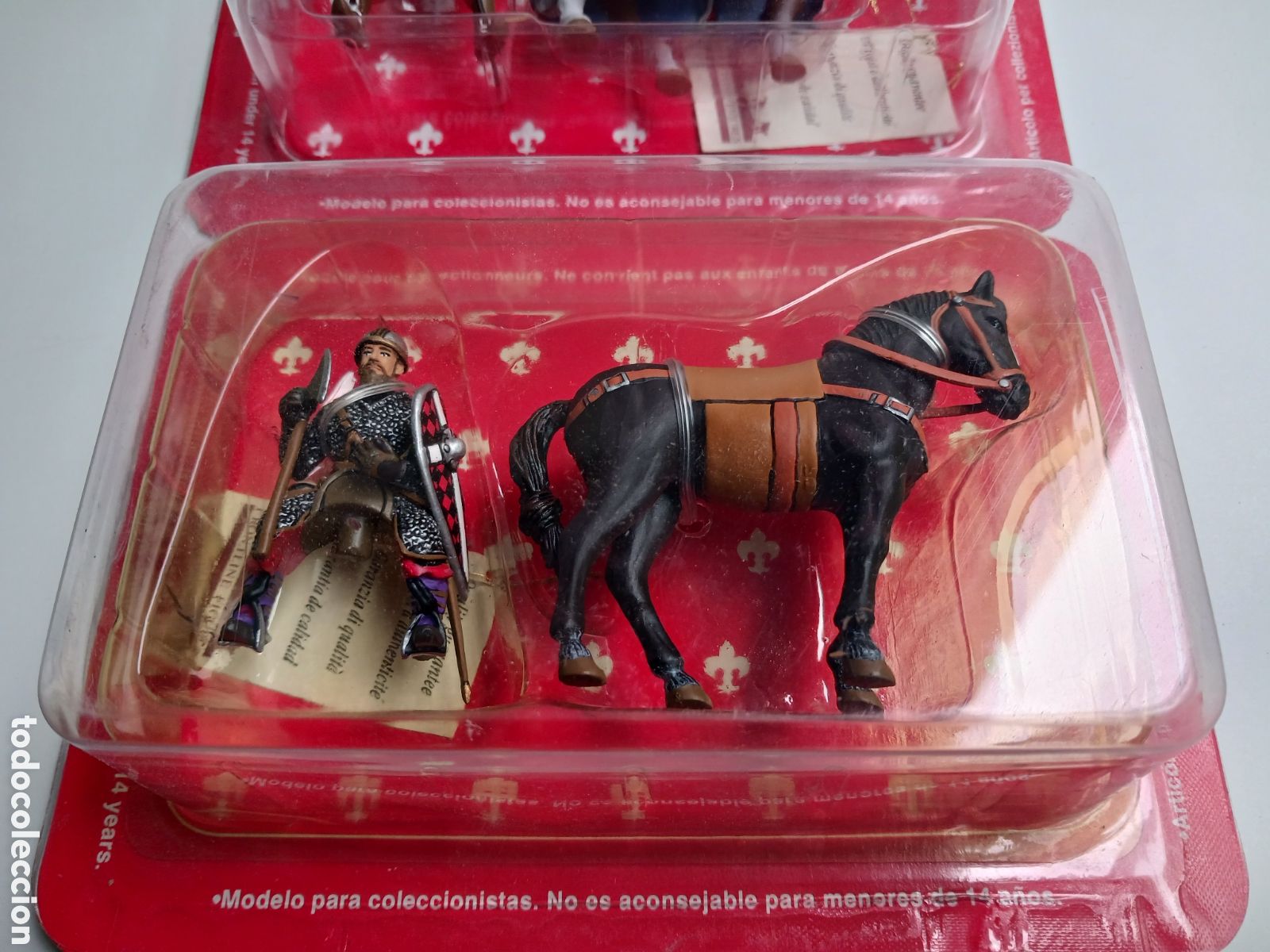 Modelos a escala: 2 Caballeros de la Edad Media a caballo - Foto 3