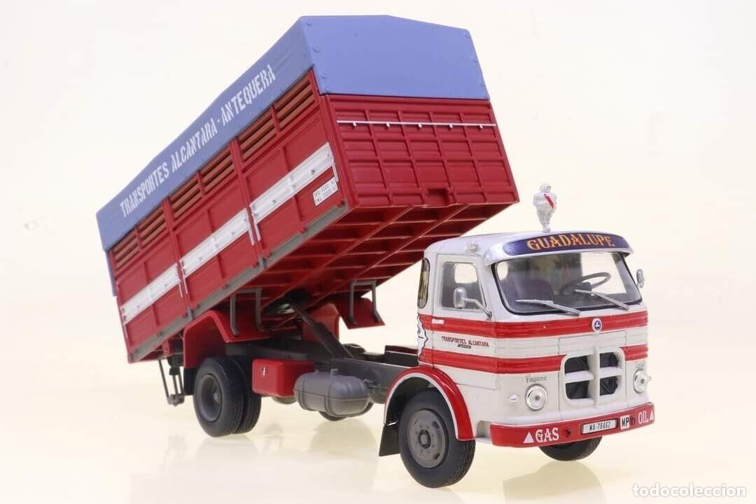 Modelos a escala: Cami&oacute;n cl&aacute;sico basculante Pegaso 1095 (A&ntilde;o 1969) Lona Frutero Alcantara Antequera (Esc 1:43) Nuevo.