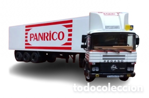 Modelos a escala: Clasico Pegaso 1231 T Bocanegra (Escala 1:43) Cami&oacute;n Pegaso 1231T PANRICO, Unidades de Test, Salvat