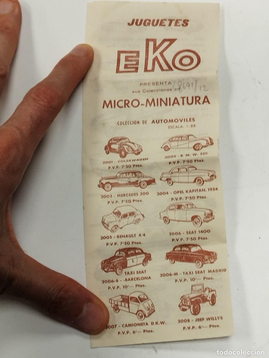 Modelos a escala: CAT&Aacute;LOGO MICROMINIATURAS CON PRECIOS EN FORMA DE TR&Iacute;PTICO. - Foto 1