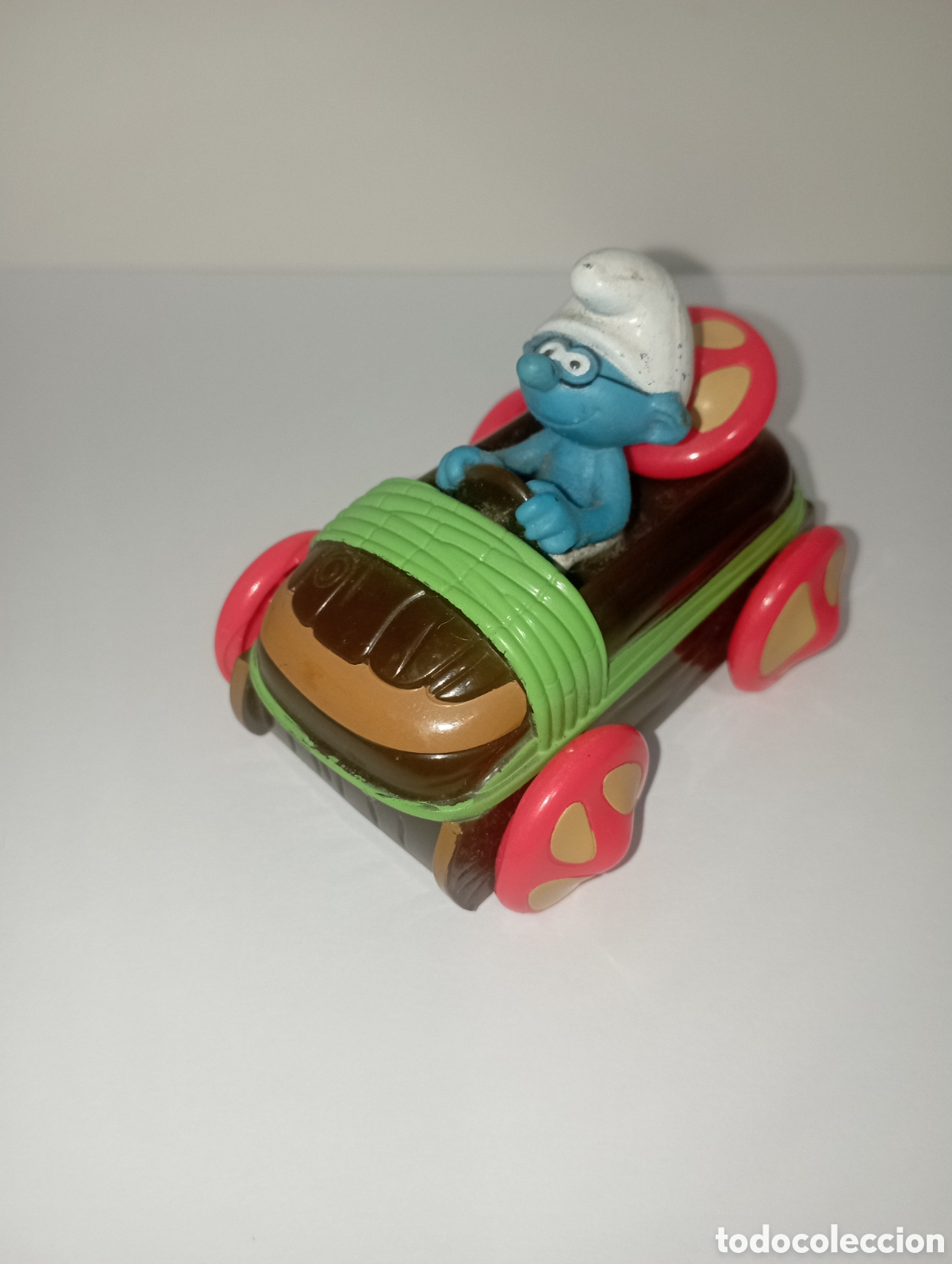 Modelos a escala: SMURFS PEYO PITUFOS COCHE CON PITUFO - Foto 1