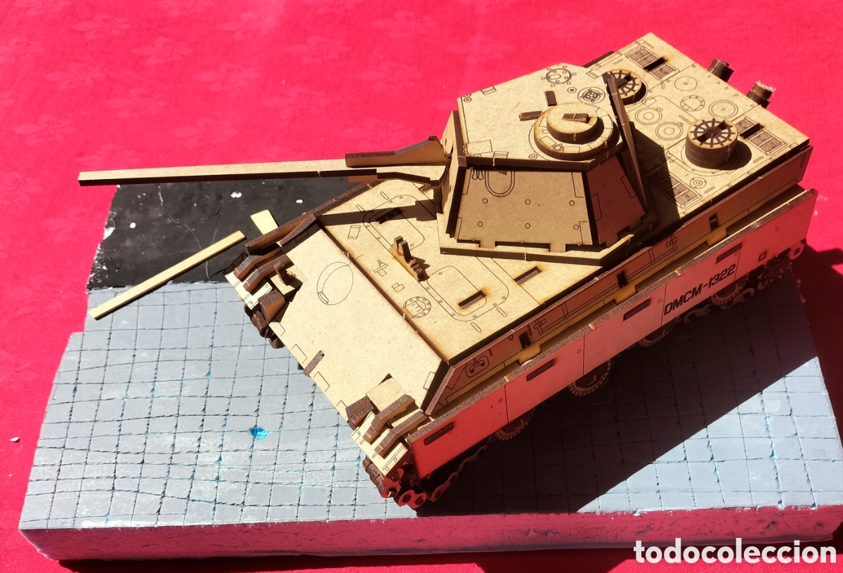 Modelos a escala: Tanque Panther madera 128 piezas - Foto 3
