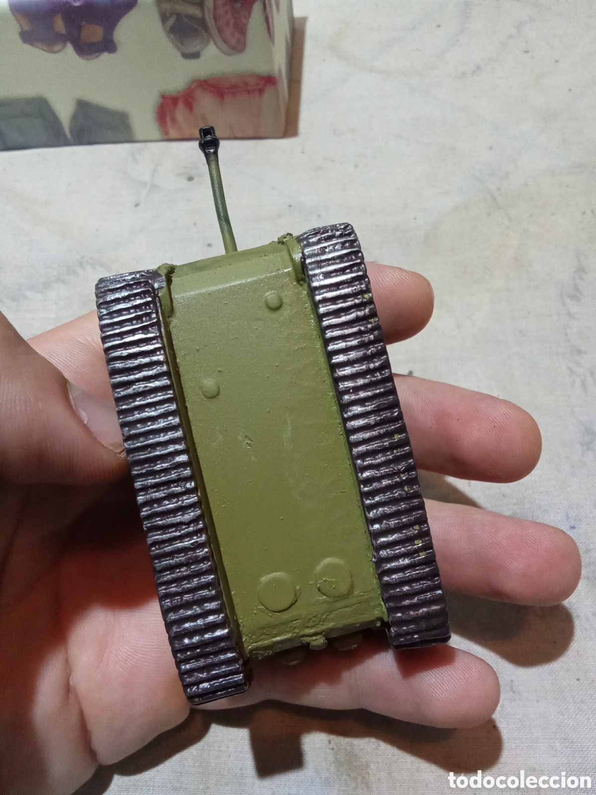Modelos a escala: TANQUE MILITAR VERDE METAL - Foto 8