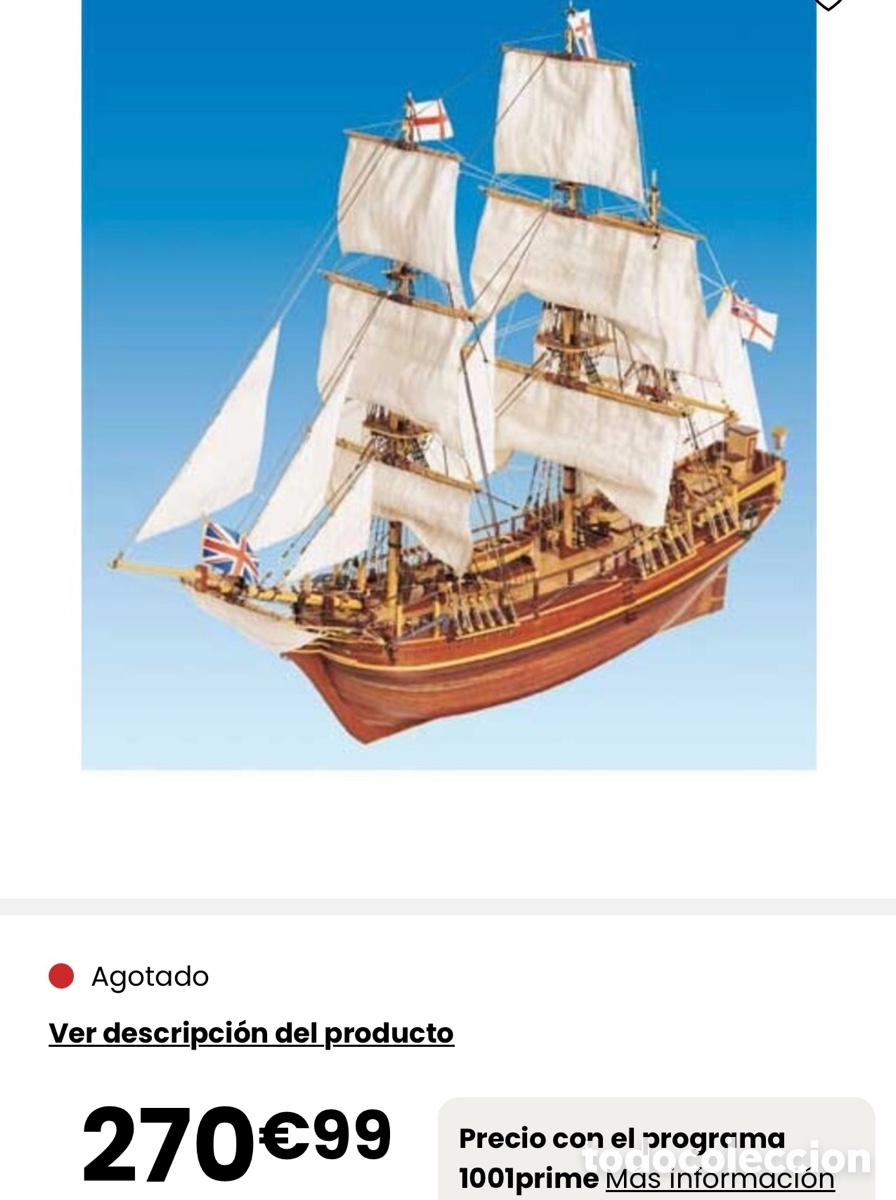 Modelos a escala: H.M.S. Bounty &ndash; Constructo &ndash; 1/50 - Foto 6